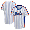 Ldoa NY.Mets Blank Player White Cooperstown Collection T-shirt Home Stitched Jerseys