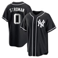 Ldoa NY.Yankees #0 Marcus Stroman Player Black Out Game Home Stitched Jerseys