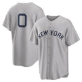 Ldoa NY.Yankees #0 Marcus Stroman Player Gray Field of Dreams Game Stitched Jerseys