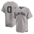 Ldoa NY.Yankees #0 Marcus Stroman Player Gray Limited Stitched Jerseys