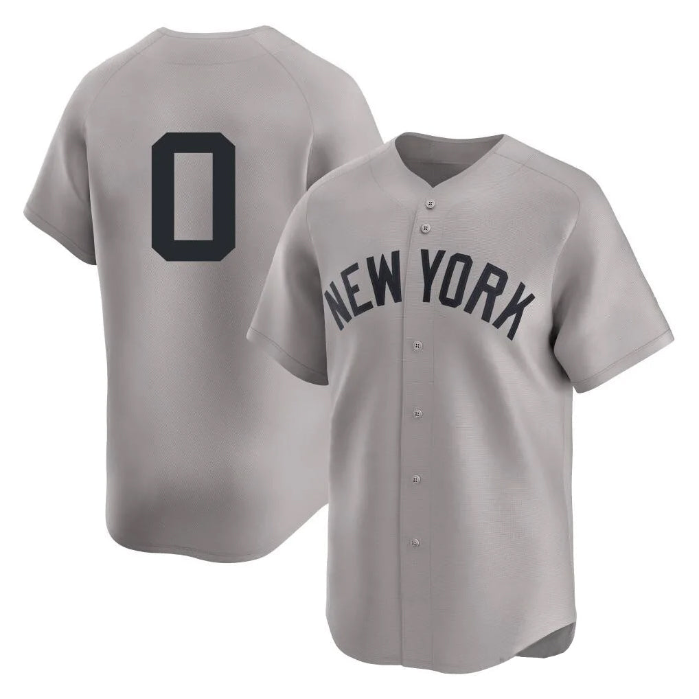 Ldoa NY.Yankees #0 Marcus Stroman Player Gray Limited Stitched Jerseys