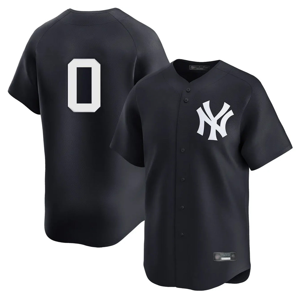 Ldoa NY.Yankees #0 Marcus Stroman Player Navy Alternate Limited Stitched Jerseys