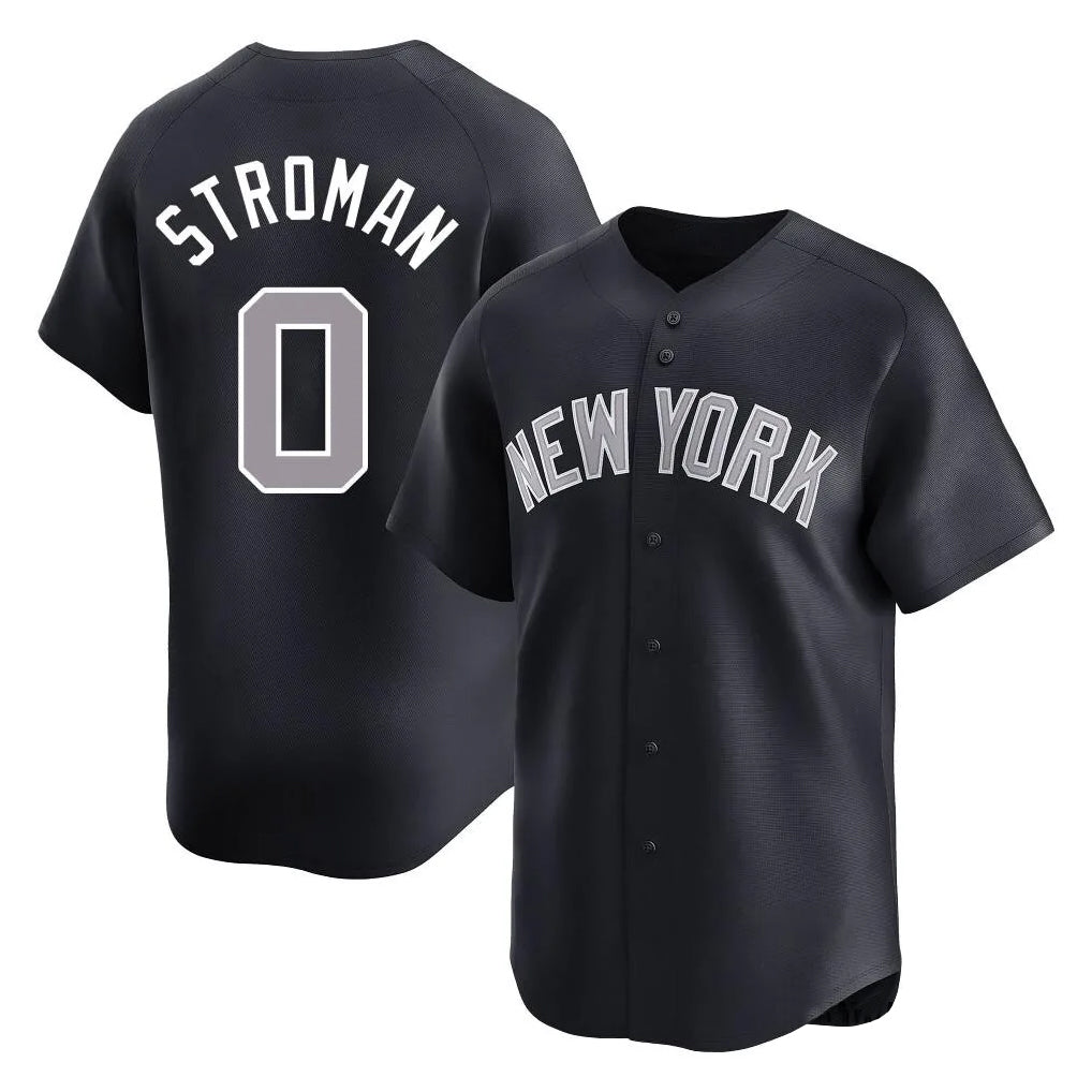 Ldoa NY.Yankees #0 Marcus Stroman Player Navy Limited Home Stitched Jerseys