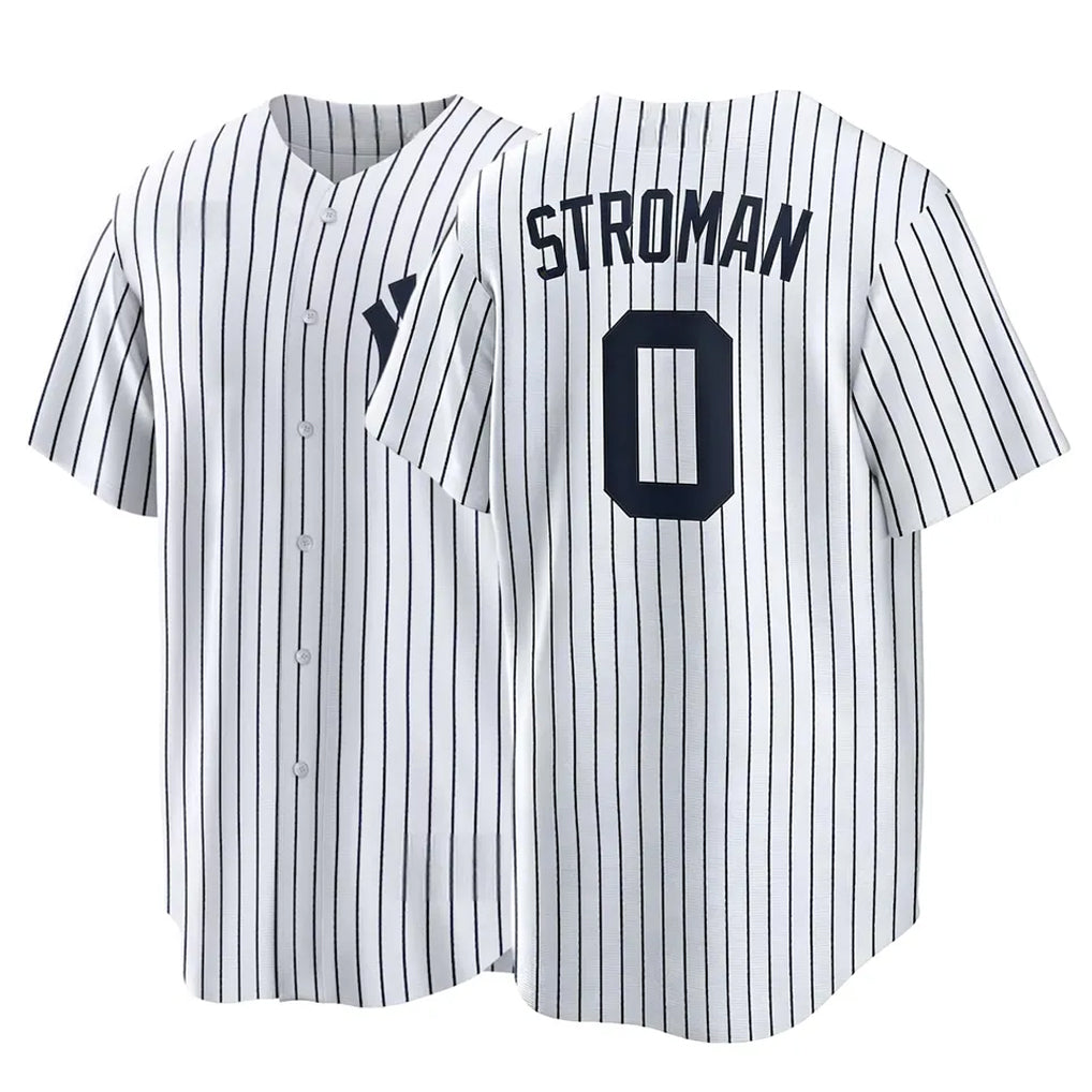 Ldoa NY.Yankees #0 Marcus Stroman Player White Game Home Stitched Jerseys