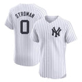Ldoa NY.Yankees #0 Marcus Stroman Player White Limited Elite Home Stitched Jerseys