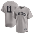 Ldoa NY.Yankees #11 Anthony Volpe Player Gray Limited Home Stitched Jerseys
