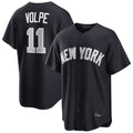 Ldoa NY.Yankees #11 Anthony Volpe Player Navy Home Game Stitched Jerseys
