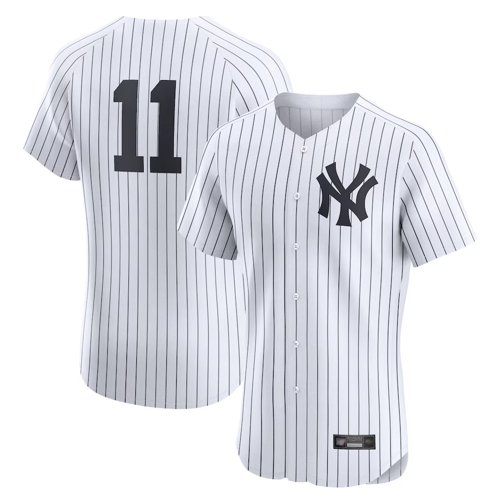 Ldoa NY.Yankees #11 Anthony Volpe Player White Limited Elite Home Stitched Jerseys