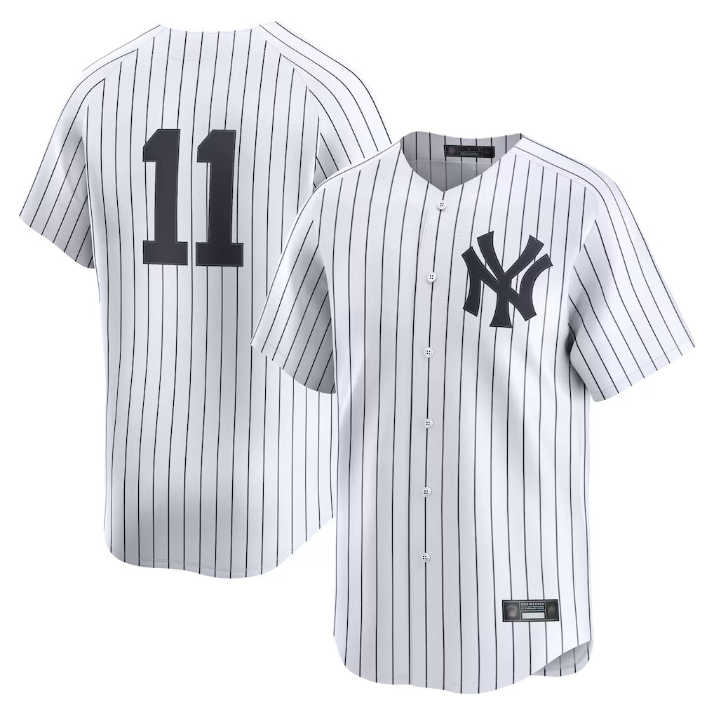 Ldoa NY.Yankees #11 Anthony Volpe Player White Limited Home Stitched Jerseys