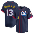 Ldoa NY.Yankees #13 Jazz Chisholm Jr Player Navy All Star Limited Home Stitched Jerseys