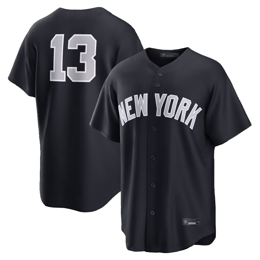 Ldoa NY.Yankees #13 Jazz Chisholm Jr Player Navy Game Home Stitched Jerseys