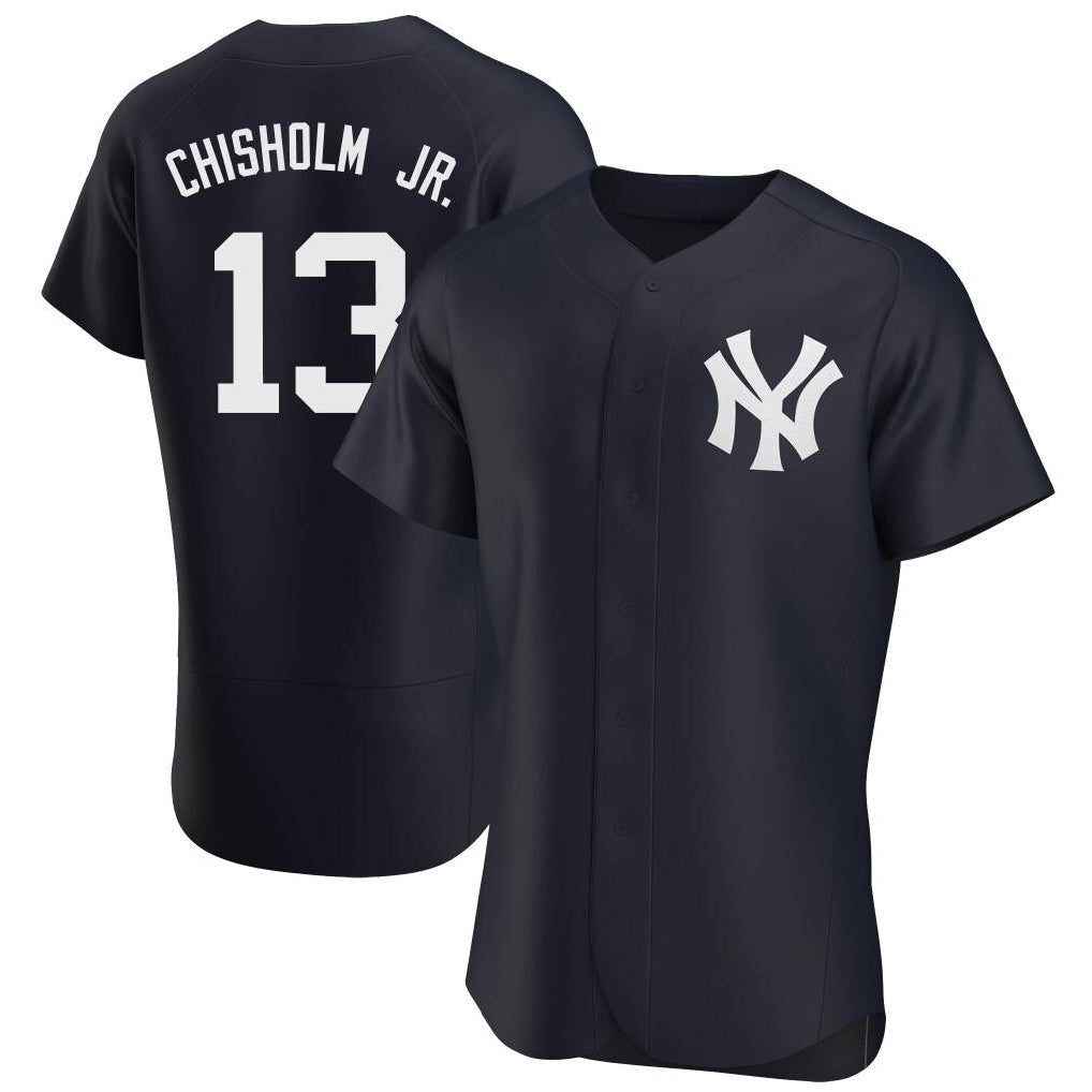 Ldoa NY.Yankees #13 Jazz Chisholm Jr Player Navy Limited Elite Home Stitched Jerseys