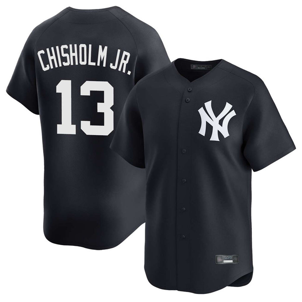 Ldoa NY.Yankees #13 Jazz Chisholm Jr Player Navy Limited Game Stitched Jerseys