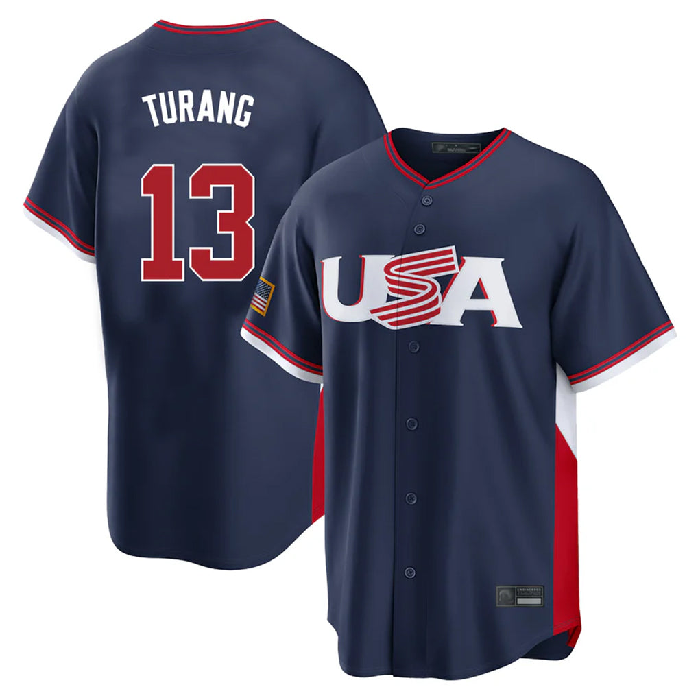 Ldoa NY.Yankees #13 Jazz Chisholm Jr Player Navy USA 2026 World Classic Limited Game Stitched Jerseys