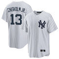 Ldoa NY.Yankees #13 Jazz Chisholm Jr Player White Game Home Stitched Jerseys