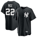 Ldoa NY.Yankees #22 Ben Rice Player Black Game Home Stitched Jerseys