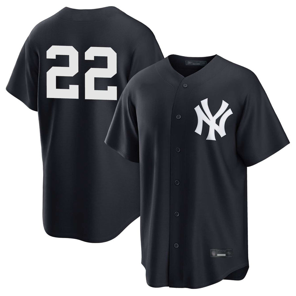 Ldoa NY.Yankees #22 Ben Rice Player Navy Game Stitched Jerseys