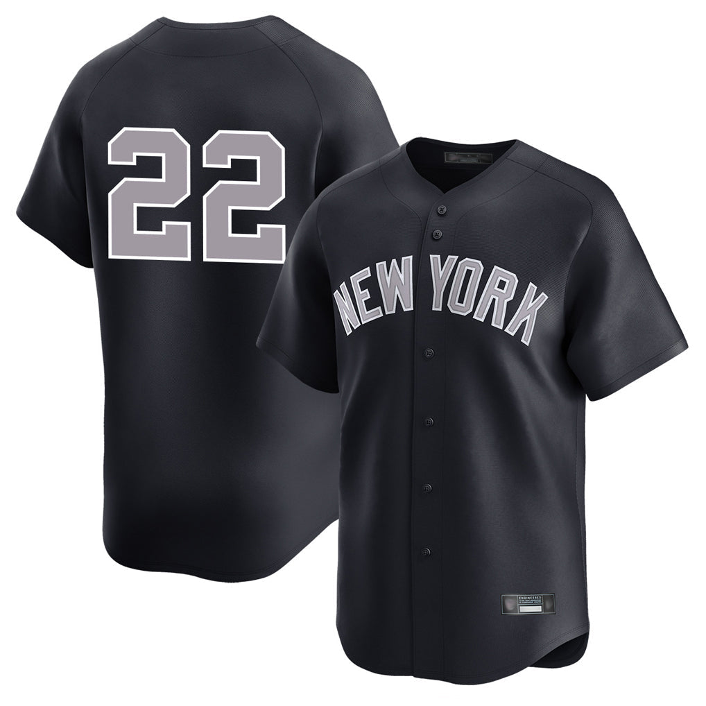 Ldoa NY.Yankees #22 Ben Rice Player Navy Limited Stitched Jerseys