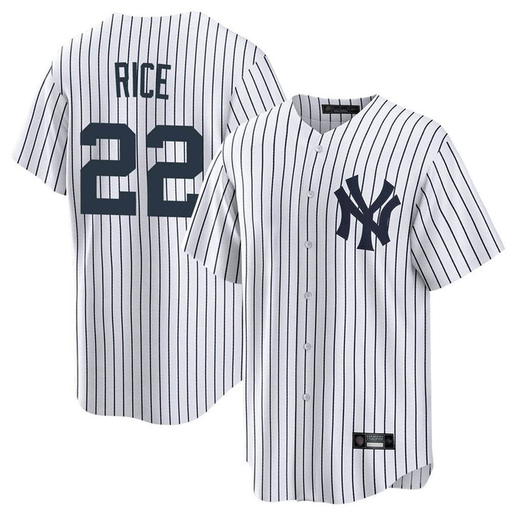 Ldoa NY.Yankees #22 Ben Rice Player White Game Home Stitched Jerseys