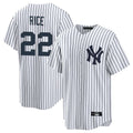 Ldoa NY.Yankees #22 Ben Rice Player White Game Home Stitched Jerseys