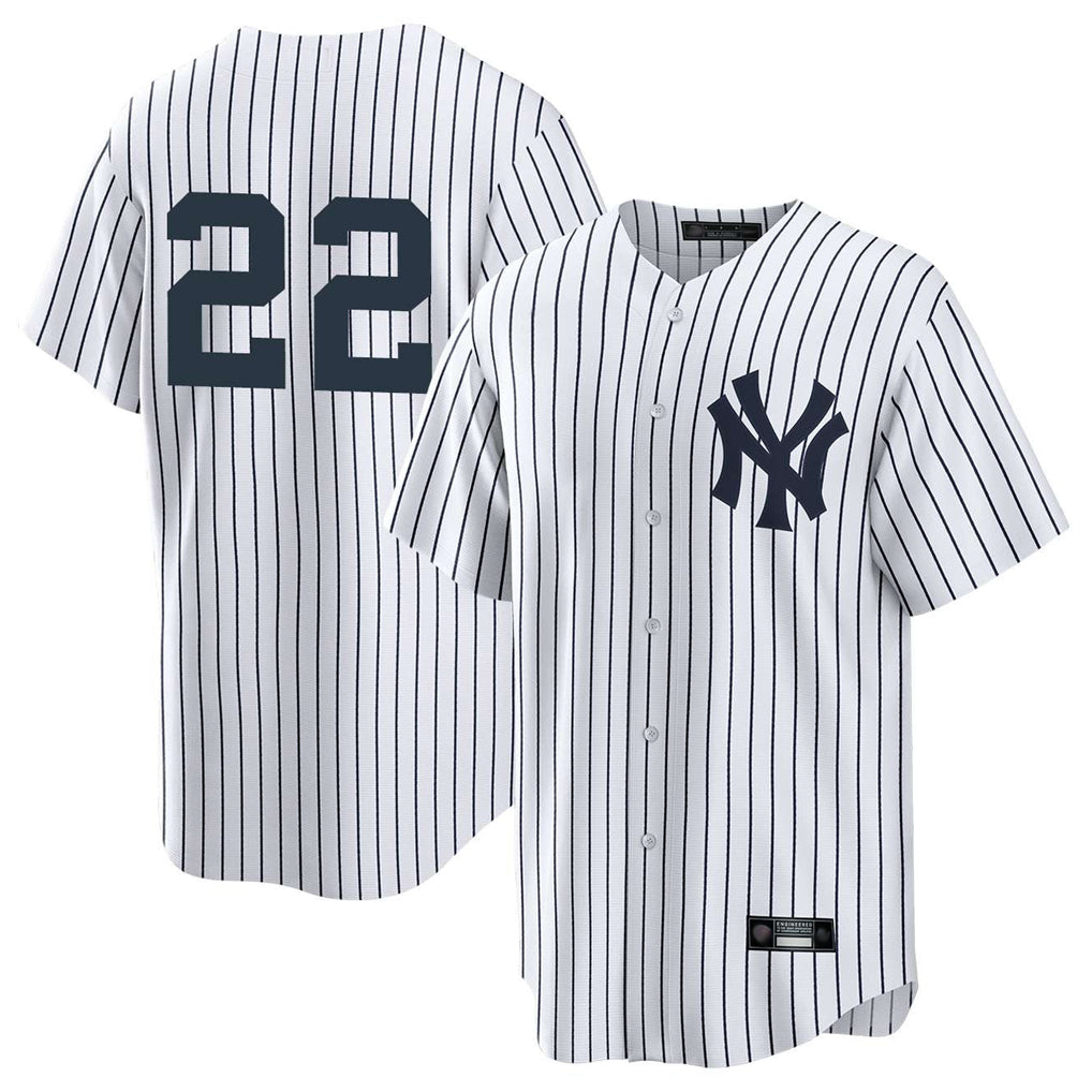 Ldoa NY.Yankees #22 Ben Rice Player White Game Stitched Jerseys