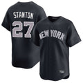 Ldoa NY.Yankees #27 Giancarlo Stanton Player Navy Limited Game Stitched Jerseys