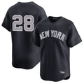 Ldoa NY.Yankees #28 Austin Wells Player Navy Limited Stitched Jerseys