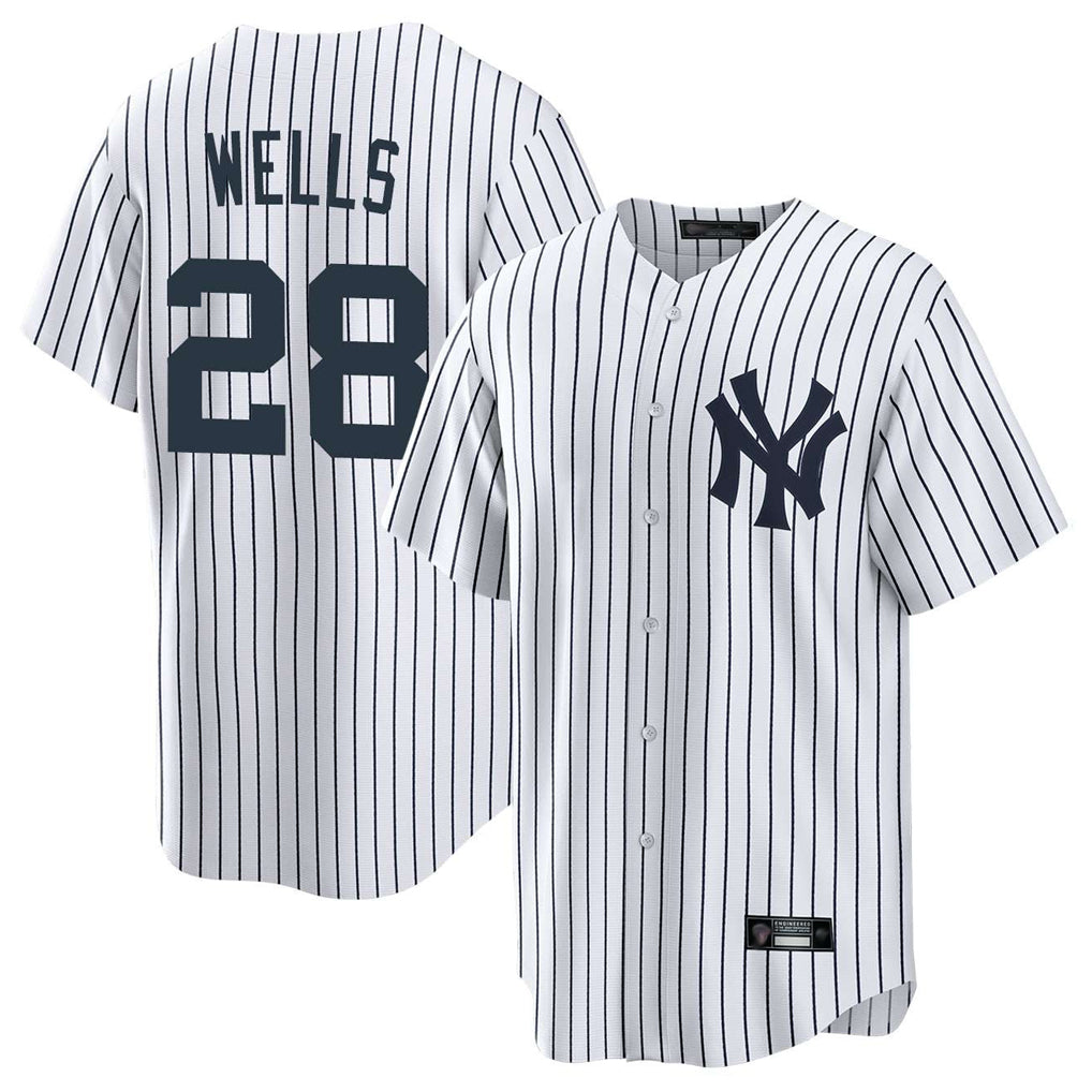 Ldoa NY.Yankees #28 Austin Wells Player White Game Home Stitched Jerseys