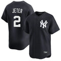 Ldoa NY.Yankees #2 Derek Jeter Player Navy Limited Home Stitched Jerseys