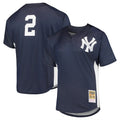 Ldoa NY.Yankees #2 Derek Jeter Player Navy Mitchell & Ness Limited Stitched Jerseys