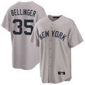 Ldoa NY.Yankees #35 Cody Bellinger Player Gray Game Home Stitched Jerseys