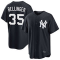 Ldoa NY.Yankees #35 Cody Bellinger Player Navy Game Stitched Jerseys