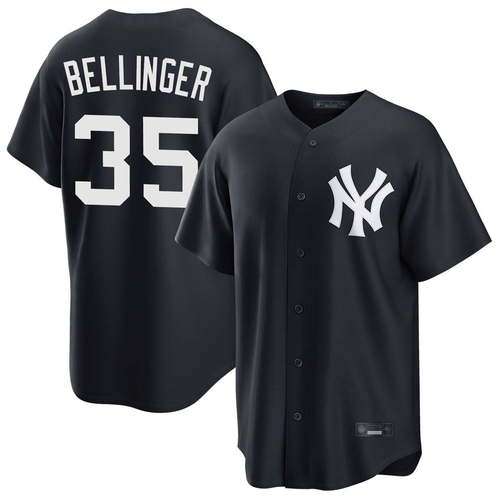 Ldoa NY.Yankees #35 Cody Bellinger Player Navy Game Stitched Jerseys