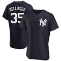 Ldoa NY.Yankees #35 Cody Bellinger Player Navy Limited Elite Home Stitched Jerseys