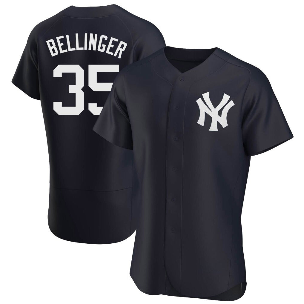 Ldoa NY.Yankees #35 Cody Bellinger Player Navy Limited Elite Home Stitched Jerseys