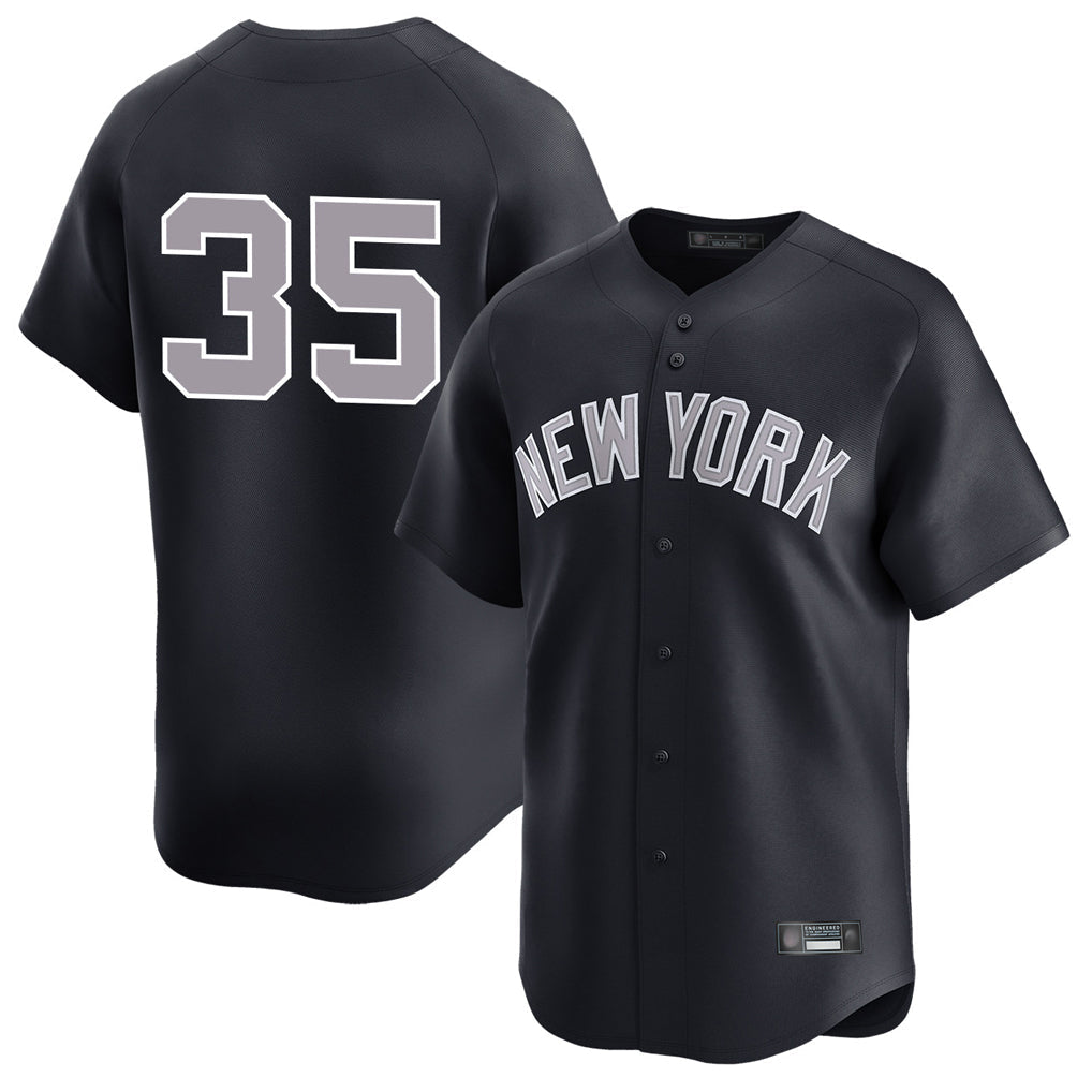 Ldoa NY.Yankees #35 Cody Bellinger Player Navy Limited Home Stitched Jerseys