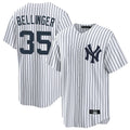 Ldoa NY.Yankees #35 Cody Bellinger Player White Game Home Stitched Jerseys