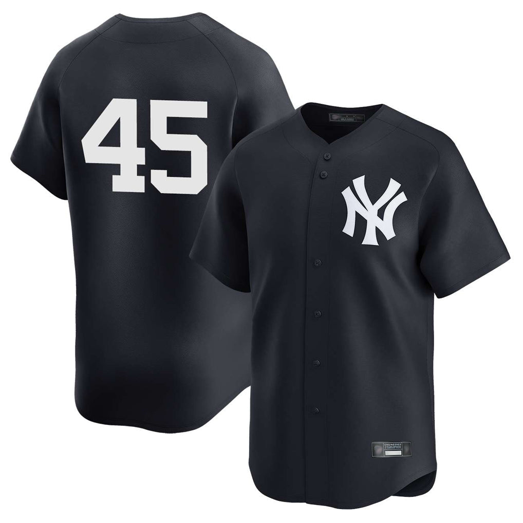 Ldoa NY.Yankees #45 Gerrit Cole Player Navy Limited Home Stitched Jerseys