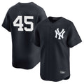 Ldoa NY.Yankees #45 Gerrit Cole Player Navy Limited Home Stitched Jerseys