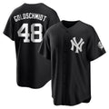 Ldoa NY.Yankees #48 Paul Goldschmidt Player Black Game Stitched Jerseys