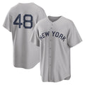 Ldoa NY.Yankees #48 Paul Goldschmidt Player Gray Field of Dreams Game Stitched Jerseys