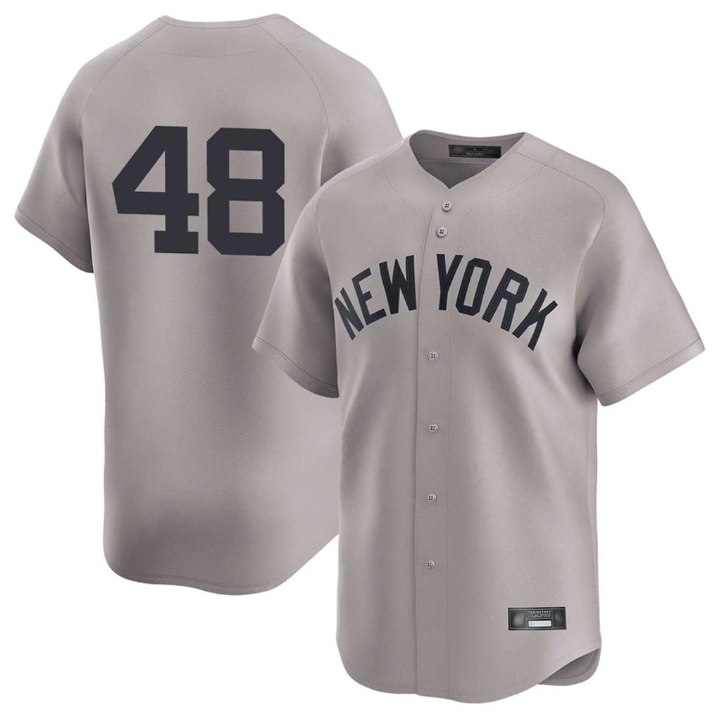 Ldoa NY.Yankees #48 Paul Goldschmidt Player Gray Limited Home Stitched Jerseys