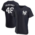 Ldoa NY.Yankees #48 Paul Goldschmidt Player Navy Limited Elite Home Stitched Jerseys