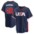 Ldoa NY.Yankees #48 Paul Goldschmidt Player Navy USA 2026 World Classic Limited Game Stitched Jerseys