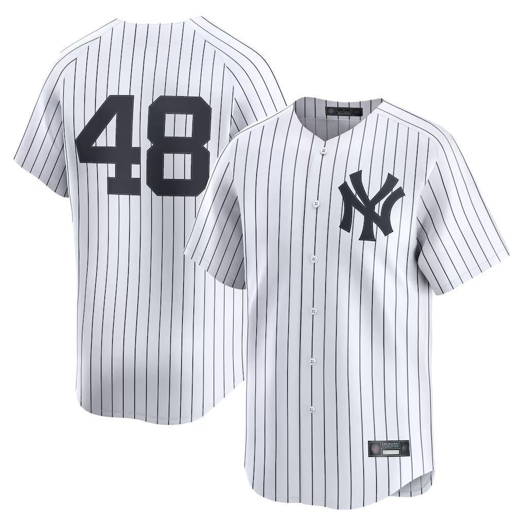 Ldoa NY.Yankees #48 Paul Goldschmidt Player White Limited Home Stitched Jerseys