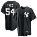 Ldoa NY.Yankees #54 Max Fried Player Black Game Stitched Jerseys