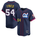 Ldoa NY.Yankees #54 Max Fried Player Navy All Star Limited Home Stitched Jerseys