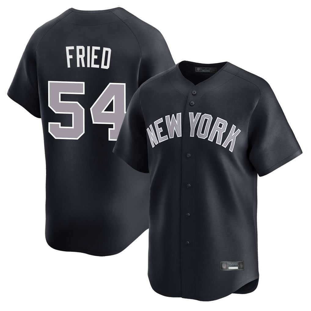Ldoa NY.Yankees #54 Max Fried Player Navy Limited Home Stitched Jerseys