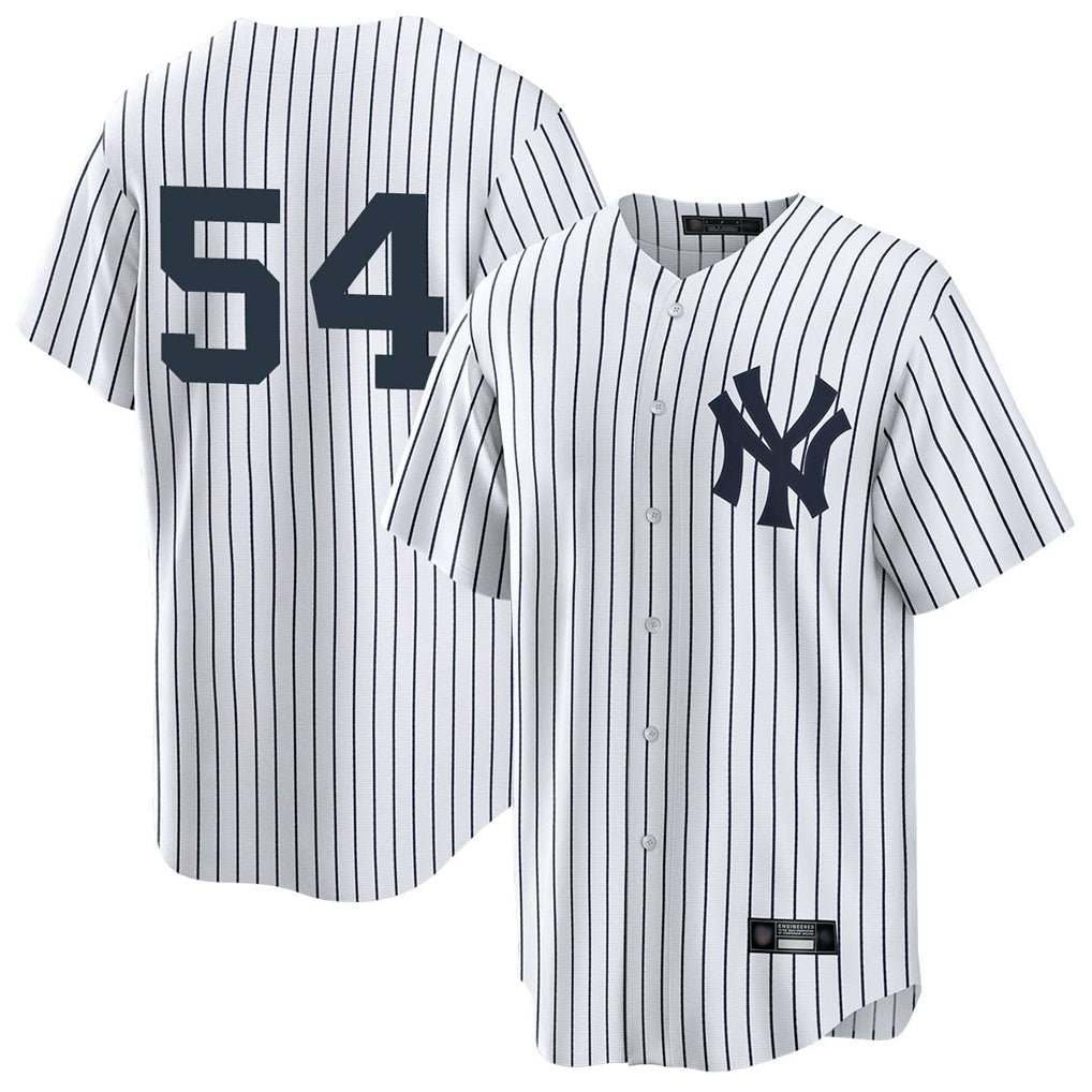 Ldoa NY.Yankees #54 Max Fried Player White Game Home Stitched Jerseys
