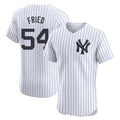 Ldoa NY.Yankees #54 Max Fried Player White Limited Elite Home Stitched Jerseys